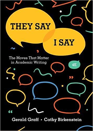 They Say / I Say 4th edition cover
