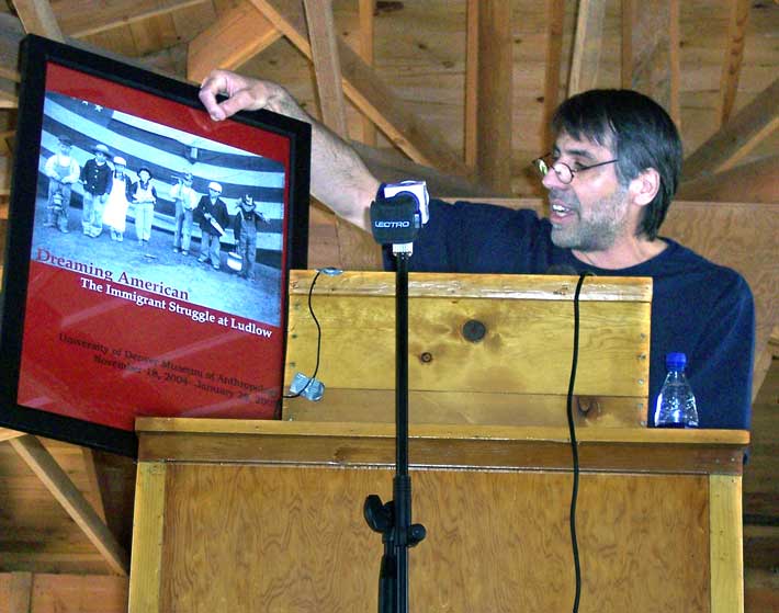 Speaking at the Ludlow Memorial Service (June 2005)