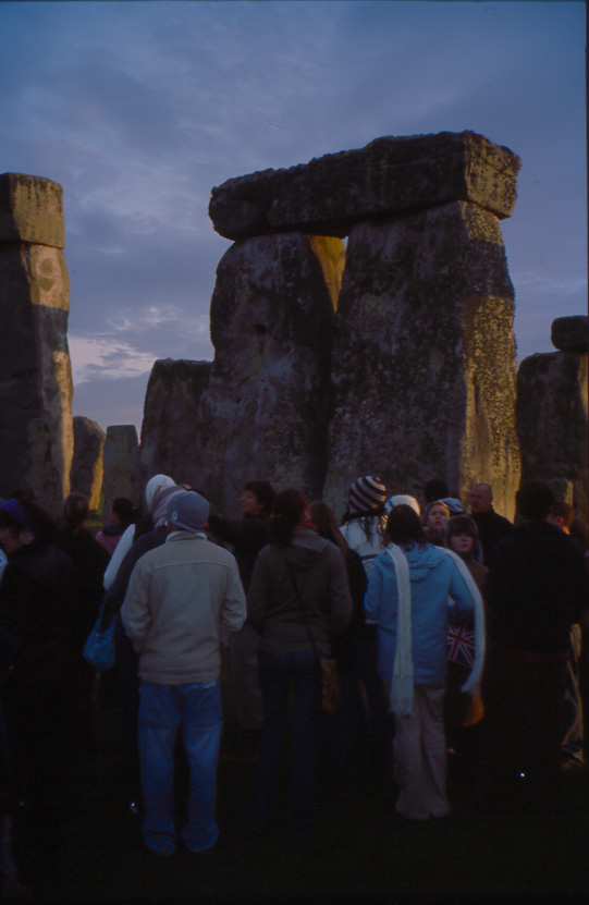 Ancient London: Awaiting Fall Equinox Sunrise at Stonehenge, 2004