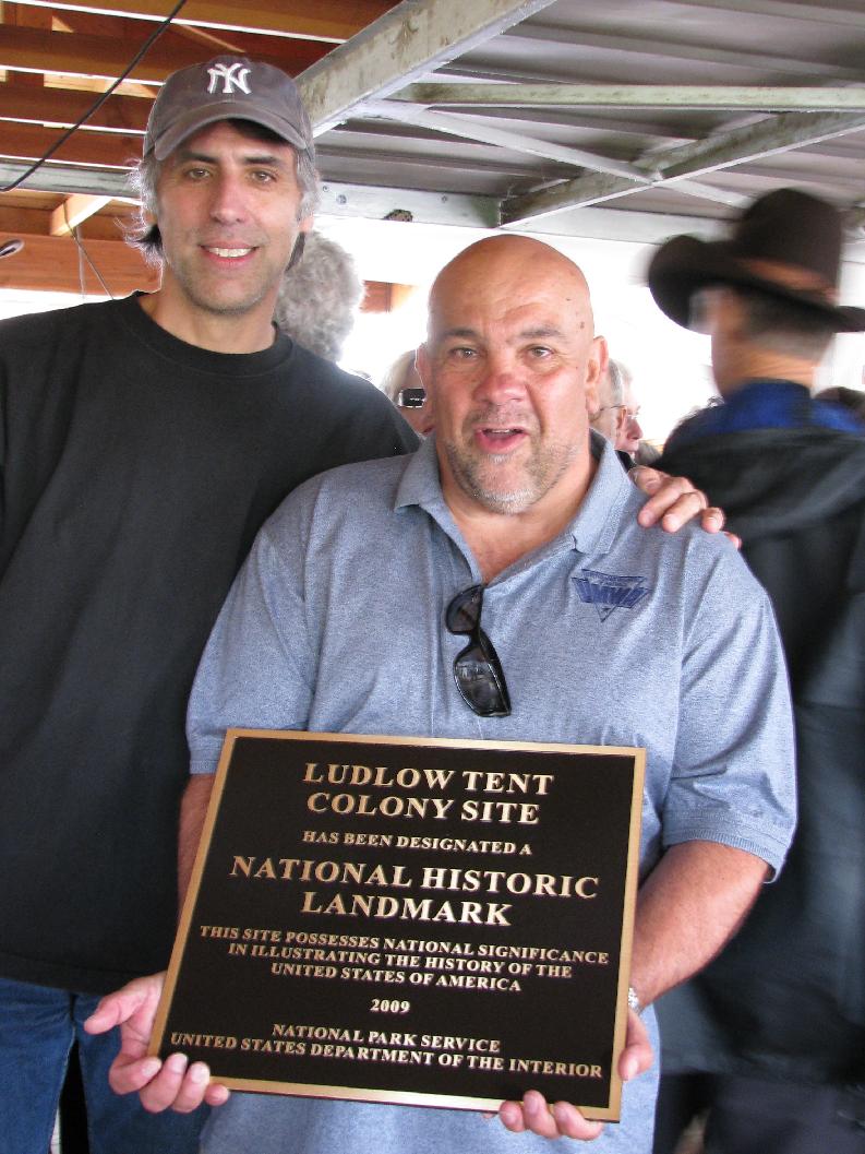 Me, the Plaque, and Bob Butero, UMWA District Leader (June 2009)