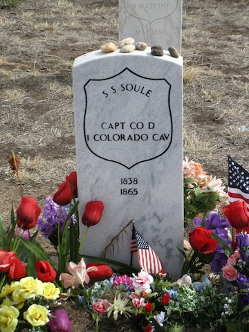 Silas Soule Grave, Riverside Cemetery, Denver (B. Stratton)